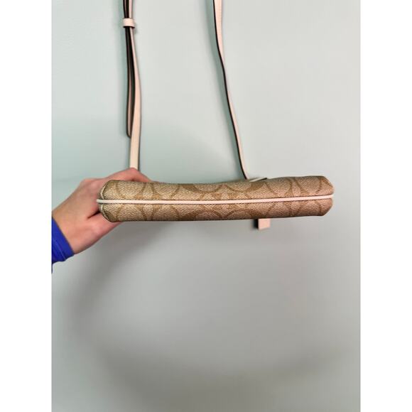 NWOT! Coach Mini Rowan File Crossbody With Adjustable Strap - Canvas - Picture 6 of 6